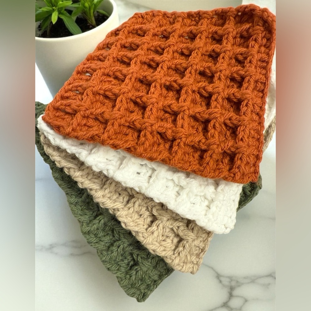 Anthropologie inspired 4-Pack Dish Rags